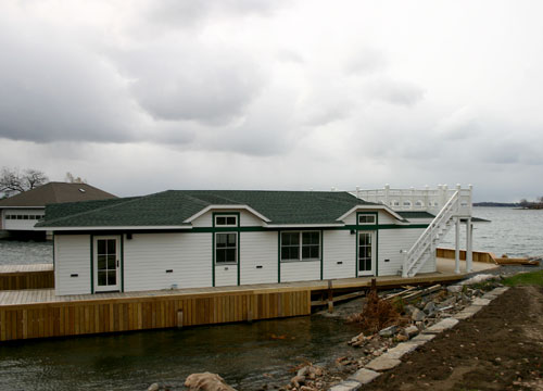 Boathouse with Gingerbread on Wellesley Island