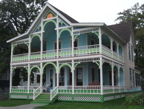 Another view of the Kassouf Summer Residence in Thousand Island Park, Wellesley Island, New York