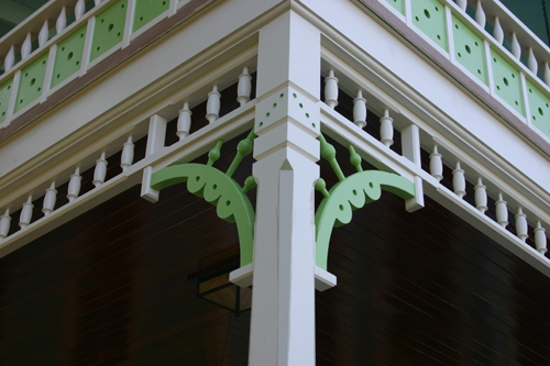 Scrollwork and gingerbread corner