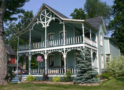 Thousand Island Park  home with new architectural millwork